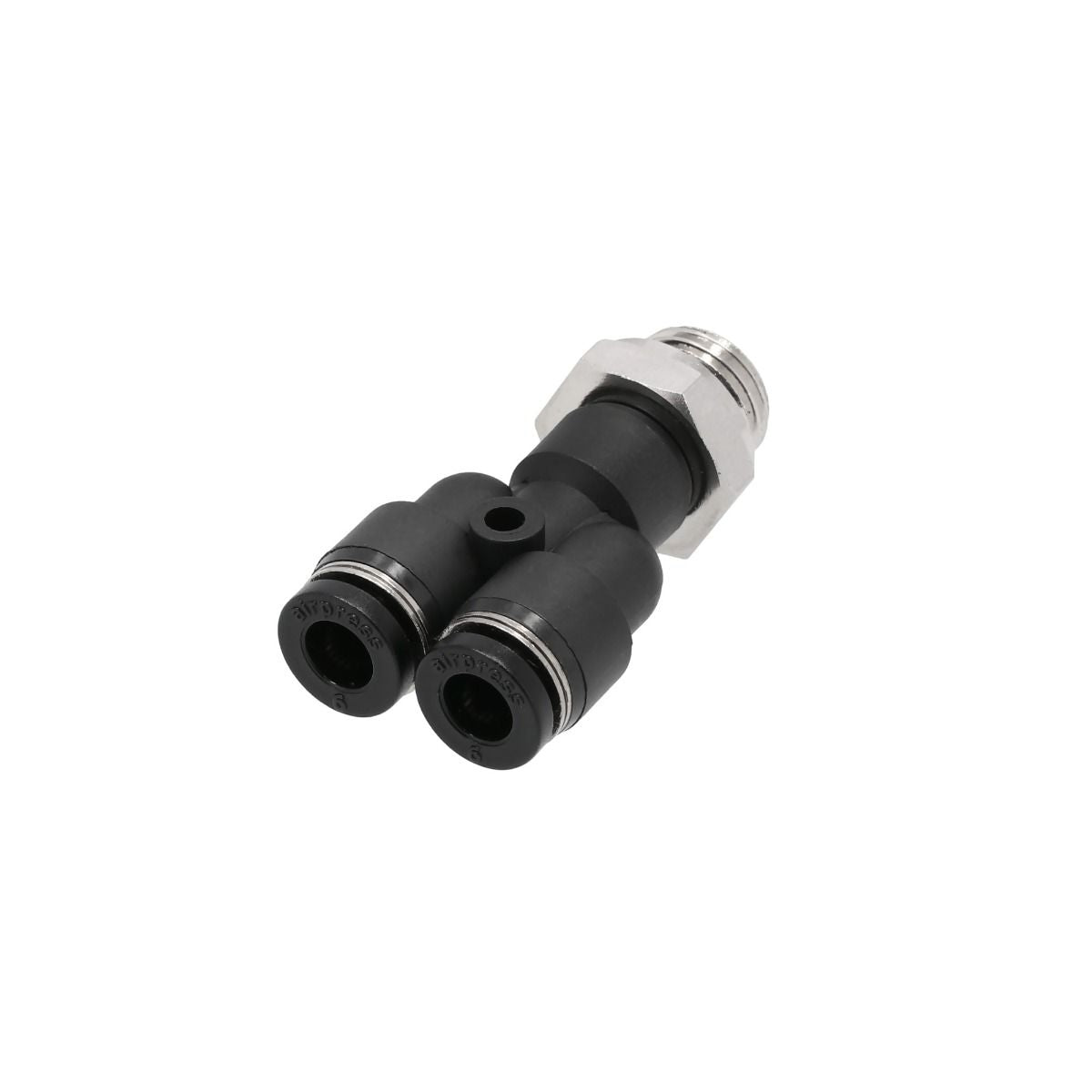 Trójnik pneumatyczny złączka wtykowa Y 1/4" GZ 6mm Airpress