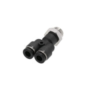 Trójnik pneumatyczny złączka wtykowa Y 1/4" GZ 6mm Airpress