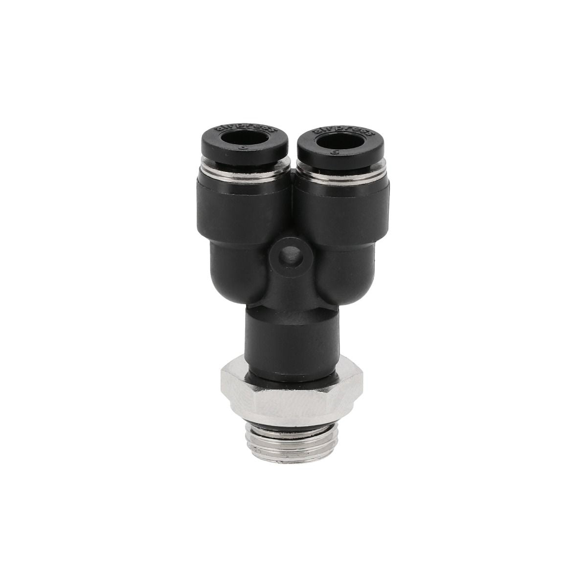 Trójnik pneumatyczny złączka wtykowa Y 1/4" GZ 6mm Airpress