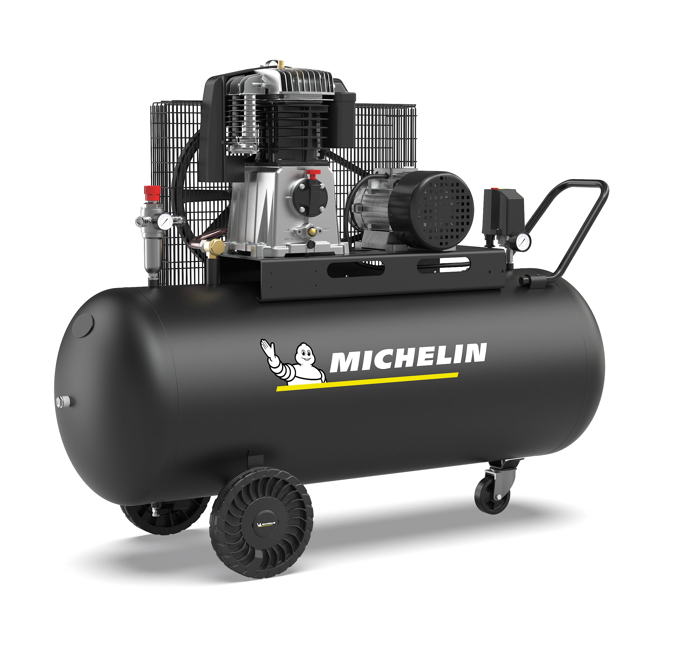 Kompresor dwutłokowy MICHELIN MX CLASSIC PRO 200-3T 10 Bar 3.0 KM/2.2 kW 365  l/min 200 l