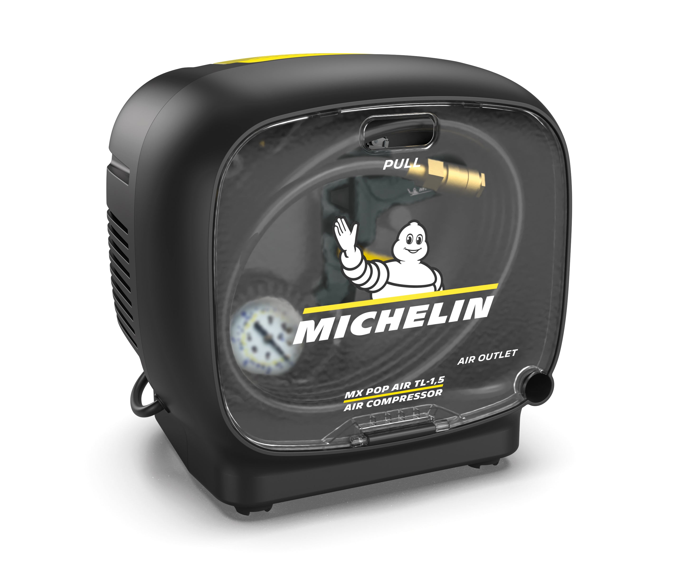 MICHELIN sprężarka bezolejowa walizkowa MICHELIN MX POP AIR TL-1.5 + zestaw akcesoriów