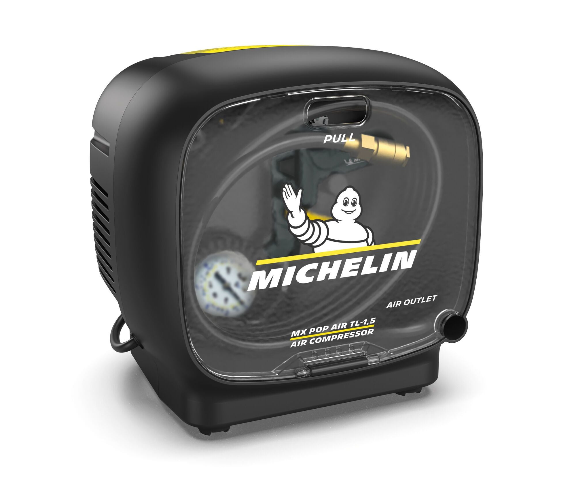 MICHELIN sprężarka bezolejowa walizkowa MICHELIN MX POP AIR TL-1.5 8 Bar 180L/MIN + zestaw akcesoriów
